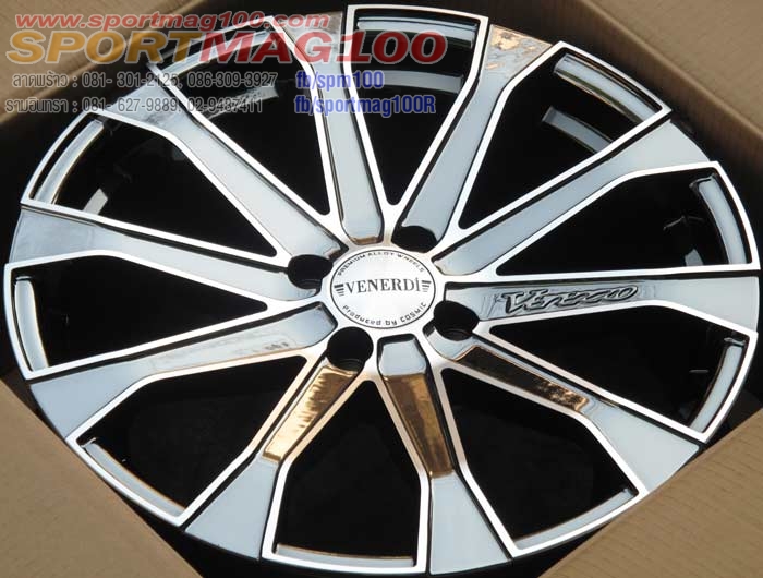 แม็กซ์ใหม่ลายหรู Venerdi Verezzo 4รู100 แบล็คโคม 17นิ้ว ล้อแม็ก แม็กซ์ใหม่ลายหรู Venerdi Verezzo 4รู100 แบล็คโคม 17นิ้ว
