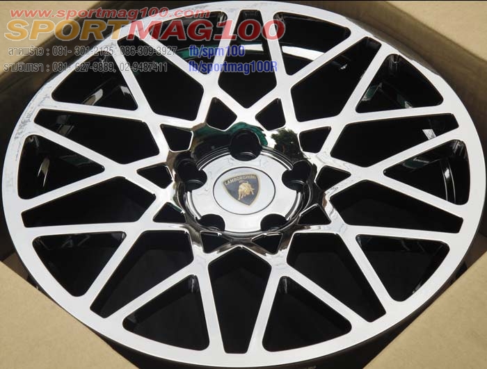 แม็กซ์ใหม่ Lamborghini CT301 แบล็คโคม 5รู114 18นิ้ว ล้อแม็ก แม็กซ์ใหม่ Lamborghini CT301 แบล็คโคม 5รู114 18นิ้ว