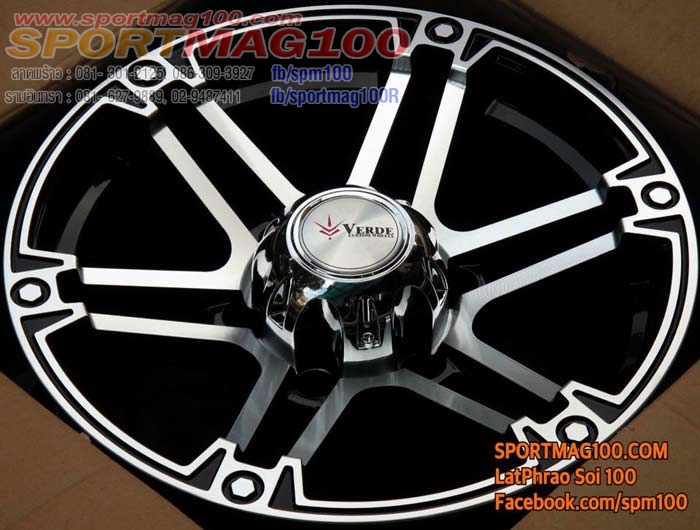 ล้อแม็กใหม่ Verdi 6975 6รู139 ET0 สีดำหน้าเงา 8-16นิ้ว(cb110) ล้อแม็กใหม่ Verdi 6975 6รู139 ET0 สีดำหน้าเงา 8-16นิ้ว(cb110)