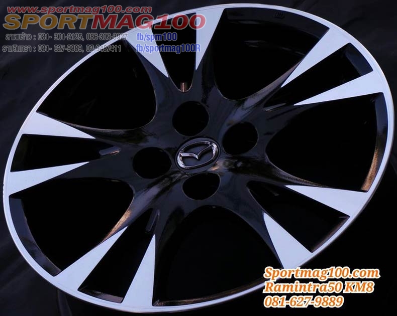 แม็กซ์มือสอง Mazda2 WR 4รู100 ดำเงา 16นิ้ว(ลาดพร้าว) ล้อแม็ก แม็กซ์มือสอง Mazda2 WR 4รู100 ดำเงา 16นิ้ว(ลาดพร้าว)