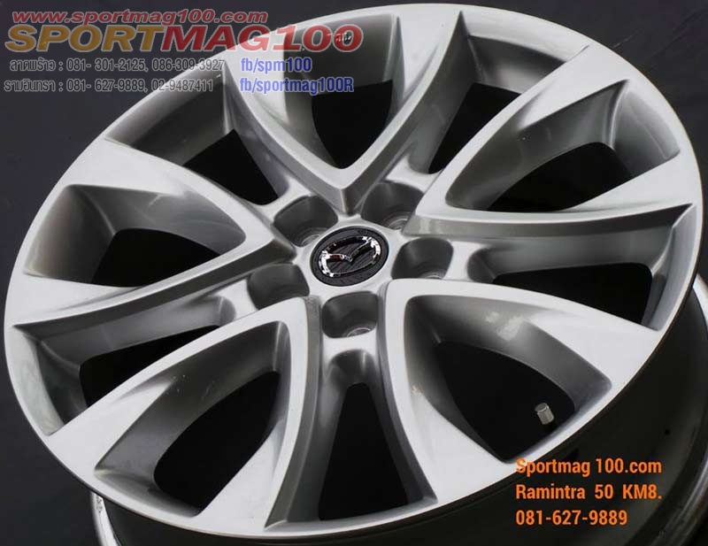 แม็กซ์ป้ายแดง Mazda CX5 5รู114 ใส่กับ Mazda3 ได้เลย7-19(รามอินทรา-บ้าน85) ล้อแม็ก แม็กซ์ป้ายแดง Mazda CX5 5รู114 ใส่กับ Mazda3 ได้เลย7-19(รามอินทรา-บ้าน85)