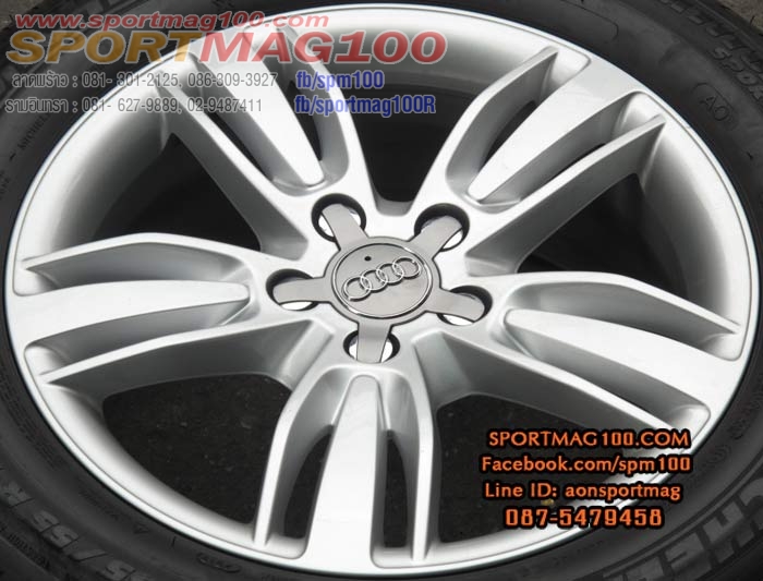 แม็กซ์ป้ายแดงแท้ Audi Q3 5รู112 สีเงิน 17นิ้ว ล้อแม็ก แม็กซ์ป้ายแดงแท้ Audi Q3 5รู112 สีเงิน 17นิ้ว