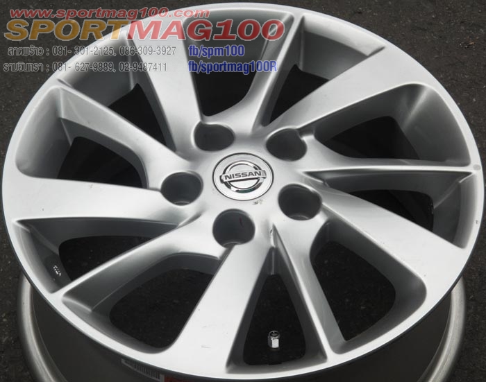 ล้อแม็กมือสอง Nissan Sylphy 5รู114 ซิลเวอร์ 6.5-16นิ้ว(รามอินทรา+ลาดพร้าว) ล้อแม็ก ล้อแม็กมือสอง Nissan Sylphy 5รู114 ซิลเวอร์ 6.5-16นิ้ว(รามอินทรา+ลาดพร้าว)