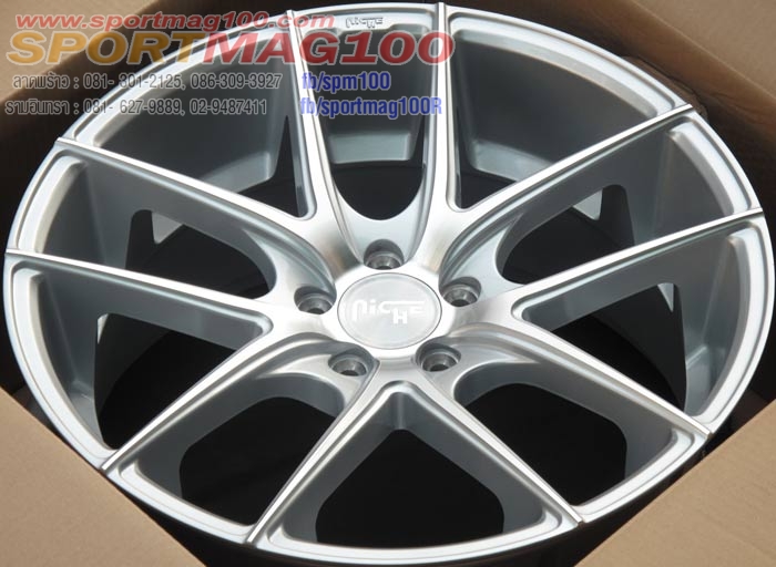 แม็กซ์ใหม่ USA NICHE Targa 5รู120 ET35 ซิลเวอร์ F8.5 R10-20นิ้ว ล้อแม็ก แม็กซ์ใหม่ USA NICHE Targa 5รู120 ET35 ซิลเวอร์ F8.5 R10-20นิ้ว