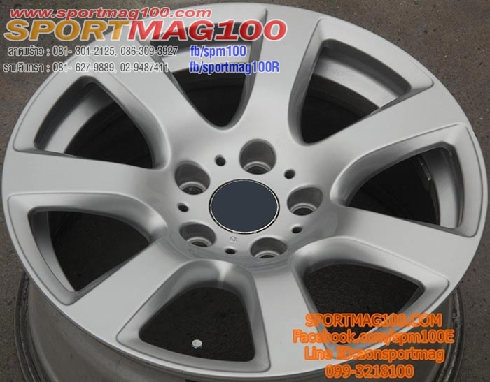 แม็กซ์มือสองแท้ BMW F102 สำหรับซีรี่ย์5,7 สีซิลเวอร์ 17นิ้ว(เลียบด่วน) ล้อแม็ก แม็กซ์มือสองแท้ BMW F102 สำหรับซีรี่ย์5,7 สีซิลเวอร์ 17นิ้ว(เลียบด่วน)