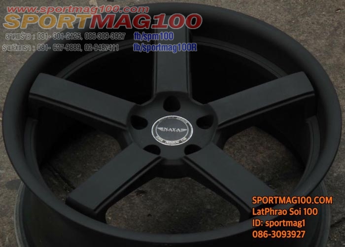 แม็กซ์มือสอง Naya Cardo 5รู114 สีดำด้าน 8.5-20นิ้ว ( มี3วง) ล้อแม็ก แม็กซ์มือสอง Naya Cardo 5รู114 สีดำด้าน 8.5-20นิ้ว ( มี3วง)