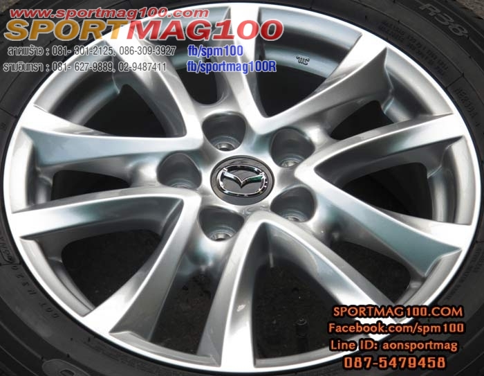 แม็กซ์มือสอง Mazda3 5รู114 ซิลเวอร์ ใส่กับ Vigo Tritan ได้เลย 16นิ้ว(รามอินทรา-ลาดพร้าว) ล้อแม็ก แม็กซ์มือสอง Mazda3 5รู114 ซิลเวอร์ ใส่กับ Vigo Tritan ได้เลย 16นิ้ว(รามอินทรา-ลาดพร้าว)