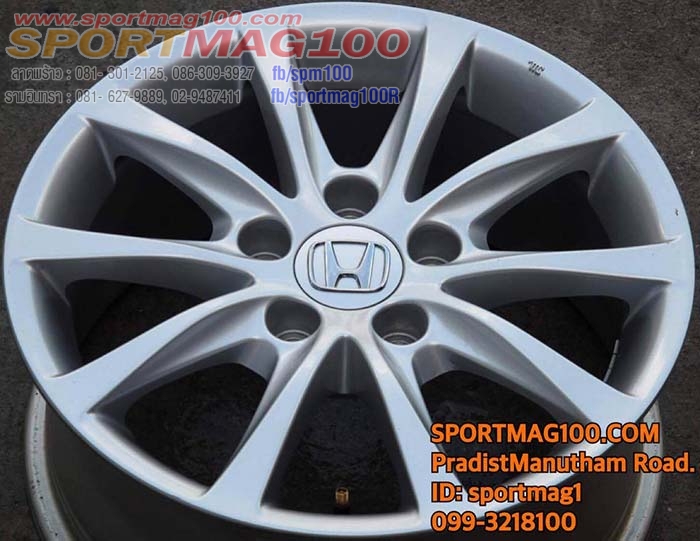 ล้อแม็ก Civic ขอบ16นิ้ว 5รู114 ET45 สีบรอนซ์ กว้าง 7นิ้ว(รามอินทรา-ลาดพร้าว) ล้อแม็ก ล้อแม็ก Civic ขอบ16นิ้ว 5รู114 ET45 สีบรอนซ์ กว้าง 7นิ้ว(รามอินทรา-ลาดพร้าว)