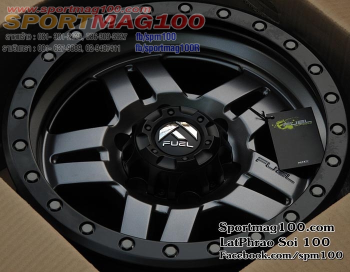 ล้อแม็กซ์ใหม่ USA FUEL Anza D558 6รู139 ET1 เทาขอบดำ 8-16นิ้ว ล้อแม็ก ล้อแม็กซ์ใหม่ USA FUEL Anza D558 6รู139 ET1 เทาขอบดำ 8-16นิ้ว