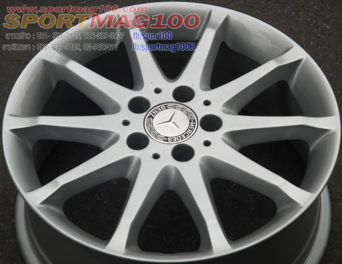 แม็กซ์มือสอง Benz B-class สีเงิน 17นิ้ว ล้อแม็ก แม็กซ์มือสอง Benz B-class สีเงิน 17นิ้ว