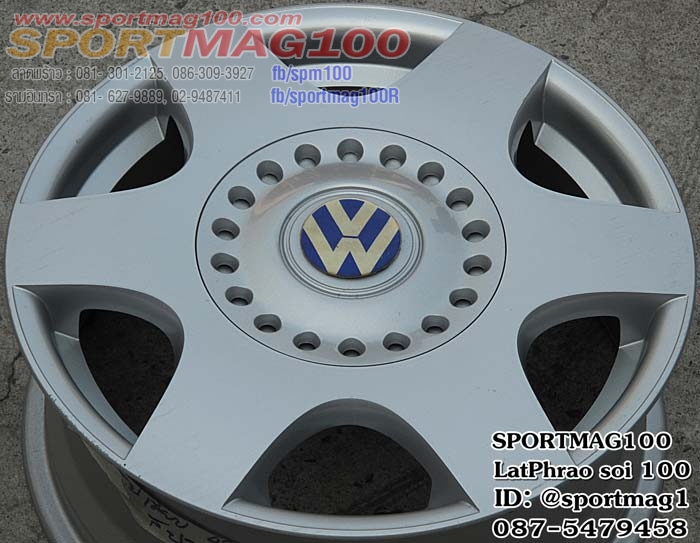 ล้อแม็กซ์ห้างมือสอง Volk Beetle 5รู100 ซิลเวอร์ 6.5-16นิ้ว ล้อแม็ก ล้อแม็กซ์ห้างมือสอง Volk Beetle 5รู100 ซิลเวอร์ 6.5-16นิ้ว