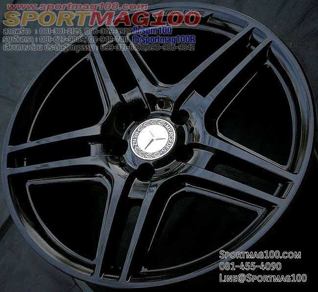 แม็กซ์มือสองห้าง BENZ AMG 5ก้าน ET50,54 ดำเคลือบ F8 R8.5-18นิ้ว(รามอินทรา) ล้อแม็ก แม็กซ์มือสองห้าง BENZ AMG 5ก้าน ET50,54 ดำเคลือบ F8 R8.5-18นิ้ว(รามอินทรา)