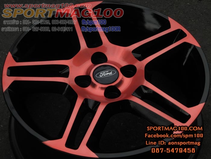 แม็กซ์มือง Ford Fiesta Modify 4รู100 ดำแดงแก้วไร้ขอบ 16นิ้ว(ลาดพร้าว) ล้อแม็ก แม็กซ์มือง Ford Fiesta Modify 4รู100 ดำแดงแก้วไร้ขอบ 16นิ้ว(ลาดพร้าว)