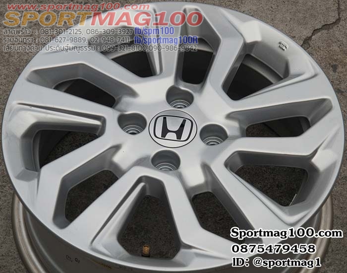 ล้อแม็กแท้ห้าง Honda NewJAZZ 4รู100 สีบรอนซ์ 5.5-15นิ้ว(รามอินทรา-ลาดพร้าว) ล้อแม็ก ล้อแม็กแท้ห้าง Honda NewJAZZ 4รู100 สีบรอนซ์ 5.5-15นิ้ว(รามอินทรา-ลาดพร้าว)