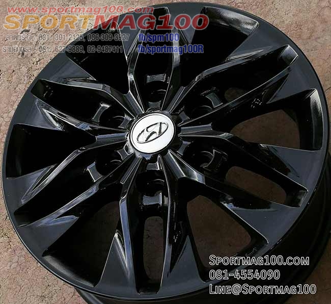 แม็กซ์มือสอง Hyundai H1-Elite 6รู139 สีดำ 6.5-16นิ้ว ล้อแม็ก แม็กซ์มือสอง Hyundai H1-Elite 6รู139 สีดำ 6.5-16นิ้ว