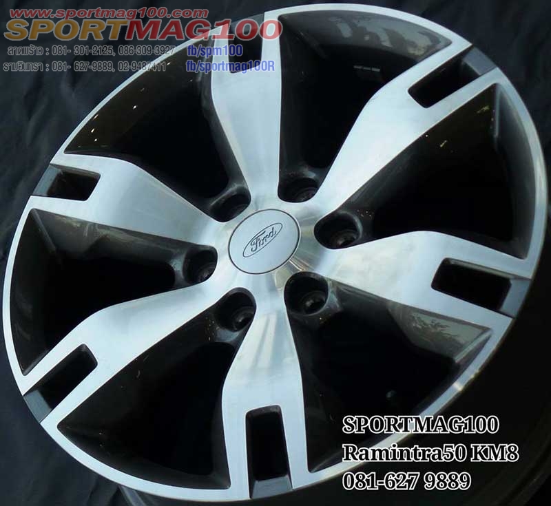 ล้อแม็กมือสอง Ford Everest 6รู139 กันเมทาลิก 8.5-20นิ้ว(ลาดพร้าว-รามอินทรา) ล้อแม็ก ล้อแม็กมือสอง Ford Everest 6รู139 กันเมทาลิก 8.5-20นิ้ว(ลาดพร้าว-รามอินทรา)