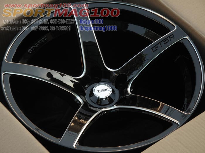 แม็กซ์ใหม่เรซ GT-5R 5รู114 F9.5 R10 ดำคลิบเงิน 18นิ้ว ล้อแม็ก แม็กซ์ใหม่เรซ GT-5R 5รู114 F9.5 R10 ดำคลิบเงิน 18นิ้ว