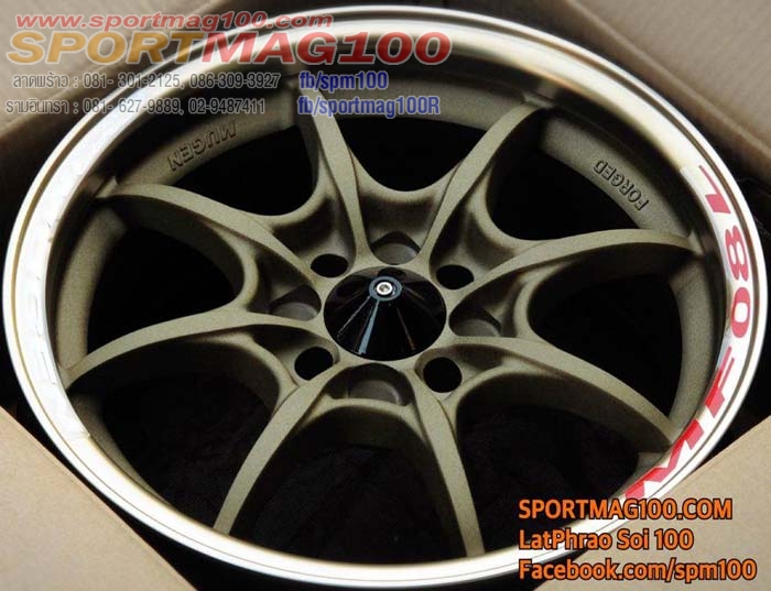 *เฮียสั่งลด แม็กซ์ใหม่เรซ Mugen MF8 4รู100 7-15นิ้ว ล้อแม็ก *เฮียสั่งลด แม็กซ์ใหม่เรซ Mugen MF8 4รู100 7-15นิ้ว