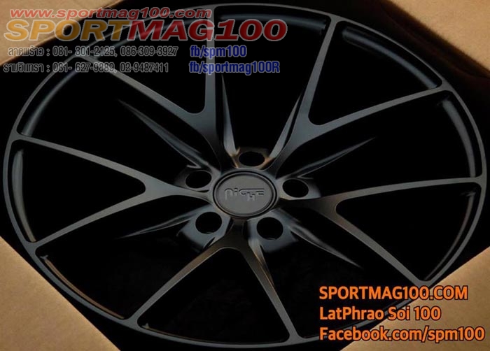 แม็กซ์ใหม่USA NICHE Misano 5รู112 ดำด้าน F9 R10 -20นิ้ว ล้อแม็ก แม็กซ์ใหม่USA NICHE Misano 5รู112 ดำด้าน F9 R10 -20นิ้ว