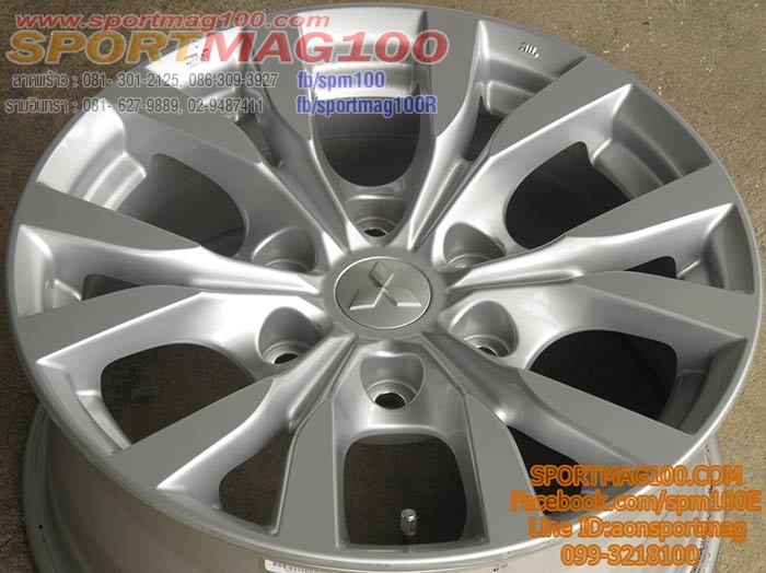 ล้อแม็กมือสอง Pajero Sport 6รู139 ซิลเวอร์ 7.5-17นิ้ว ล้อแม็ก ล้อแม็กมือสอง Pajero Sport 6รู139 ซิลเวอร์ 7.5-17นิ้ว