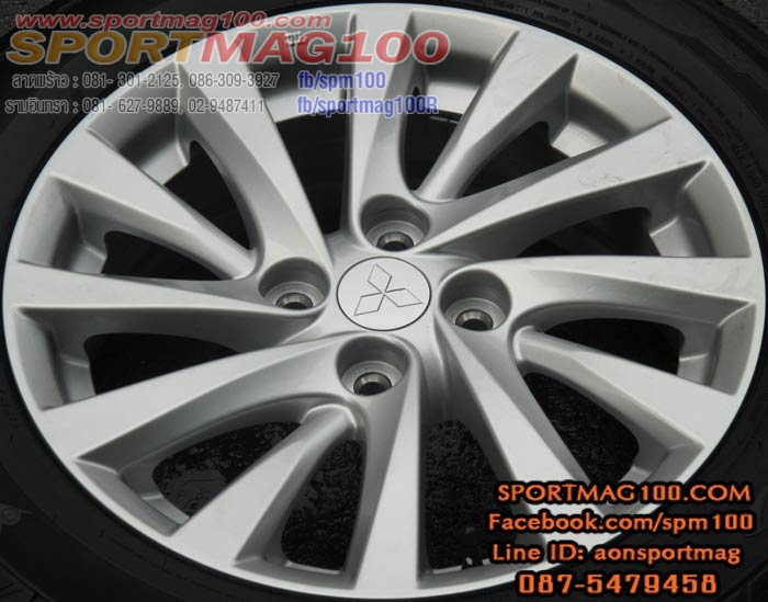 ล้อแม็กมือสอง Mitsubishi Attrage 4รู100 ซิลเวอร์ 5.5-15นิ้ว ล้อแม็ก ล้อแม็กมือสอง Mitsubishi Attrage 4รู100 ซิลเวอร์ 5.5-15นิ้ว
