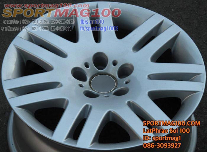 แม็กซ์มือสองแท้ BMW 730I 5รู120 ET24 สำหรับซีรี่3 และ5ใหม่ 8-18นิ้ว(ลาดพร้าว) ล้อแม็ก แม็กซ์มือสองแท้ BMW 730I 5รู120 ET24 สำหรับซีรี่3 และ5ใหม่ 8-18นิ้ว(ลาดพร้าว)
