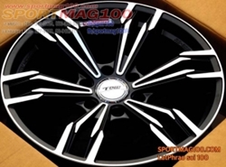 แม็กซ์ใหม่ TAM RD308 6รู139 ET15 สีดำด้านหน้าเงา 9.5-20นิ้ว