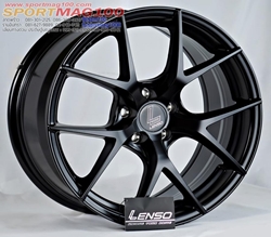 ล้อแม็ก Lenso JagerDyna JAD 5รู100 ขอบ17นิ้ว ET35 ดำกึ่ง กว้าง 7.5นิ้ว