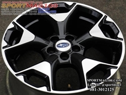 ล้อแม็กติดรถ SUBARU XV 5รู100 ดำหน้าเงา 7-17นิ้ว(ลาดพร้าว)