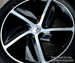 แม็กซ์ป้ายแดง New HRV 5รู114 ดำหน้าเง 7-17นิ้ว