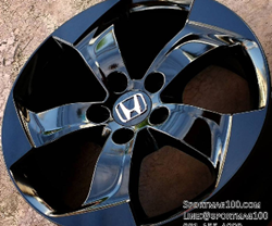  แม็กซ์มือสอง Honda HRV 5รู114 รมดำ 7-17นิ้ว(รามอินทรา) 