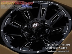 แม็กซ์ใหม่ USA Ballistic Bravage 6รู139 ดำมิลลิ่ง 9-20นิ้ว