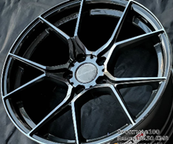 ล้อแม็ก FlowForming Stange ขอบ18นิ้ว Aow16 5รู112 ET35 กันแลคดำ กว้างF8.5 R9.5นิ้ว 