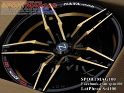 แม็กซ์ใหม่สุดฮิต NAYA Everest2 Sport 4รู100 ดำหน้าทองอันเดอร์คัต 7.5-17นิ้ว