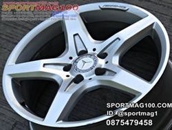 ล้อแม็กมือสองแท้ AMG SLK172 5รู112 ซิลเวอร์ et42 F7.5 F8.5-18นิ้ว(รามอินทรา-ลาดพร้าว)