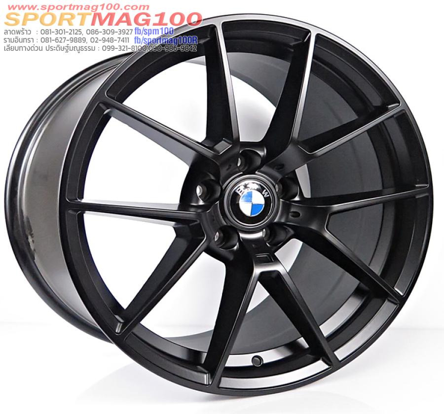 ล้อแม็กใหม่ Msport 5รู120 ดำด้าน สำหรับซีรี่ย์3 5ใหม่ ET35-40 F8.5 R9.5-19นิ้ว