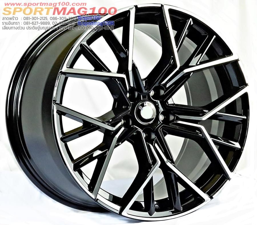 ล้อแม็กใหม่ Msport AC1398 5รู120 ดำหน้าเงา ET38-35 F8.5 R9.5-20นิ้ว