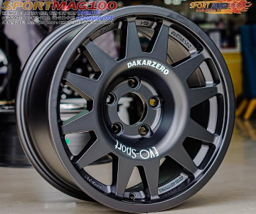 ล้อแม็กใหม่ Evo Cross 5รู114 ET20 สีดำด้าน 8-16นิ้ว(สำหรับ SUV แต่ง4x4)