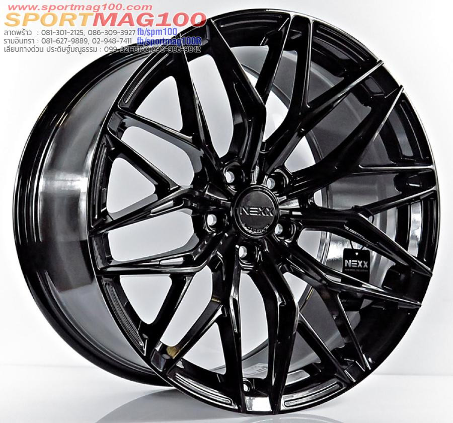 ล้อแม็กใหม่เบา FlowForming NEXX XX07 5รู112 ET32-40 ดำเงา F8.5 R10-20นิ้ว
