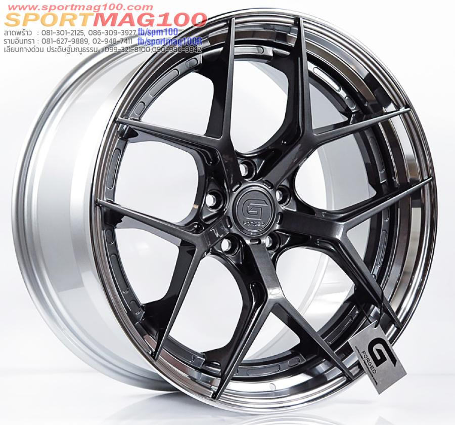 ล้อแม็กแท้2ชิ้น G-Forged GF01 5รู114 สีDarkGM ET32 F8.5 R9.5-20นิ้ว