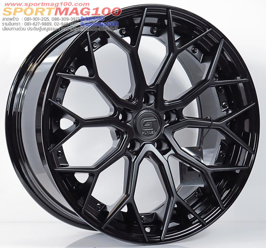 ล้อแม็กแท้2ชิ้น G-Forged GF05 5รู114 สีBlackmatt/gb ET38-40 F8.5 R9.5-19นิ้ว