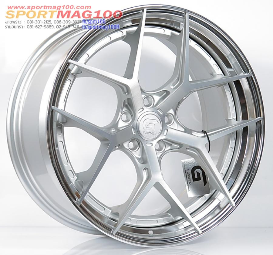 ล้อแม็กแท้2ชิ้น G-Forged GF01 5รู112 สีBrusSilmatt/DIA ET32 8.5-19นิ้ว