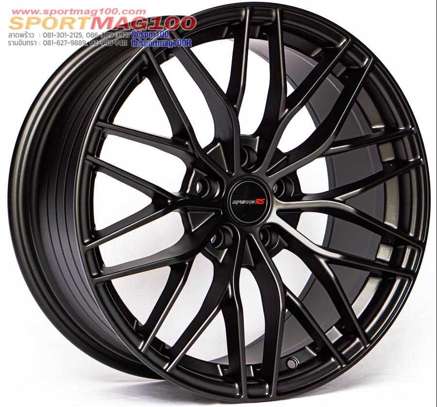 ล้อแม็กใหม่ FlowForming INF V2403 5รู114 ET35 ดำด้าน 8.5-18นิ้ว