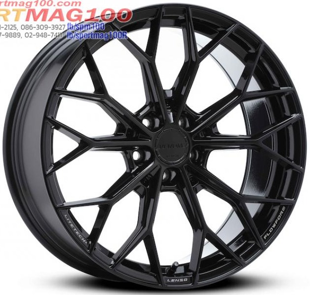 ล้อแม็กใหม่ FlowForming Lenso VENOM VNA LITETECH+ 5รู112 ET35 ดำเงา 8.5-19นิ้ว