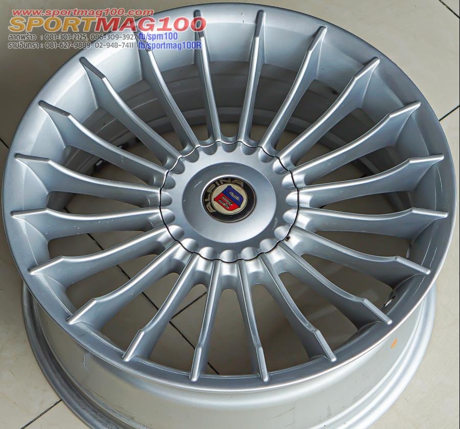 ล้อแม็กมือสอง Alpina B7 5รู114 สีซิลเวอร์ ET35 F8.5 R9.5-19นิ้ว (รามอินทรา)