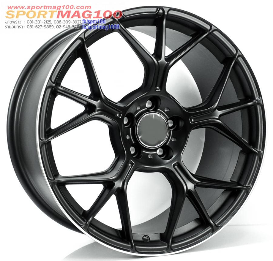 ล้อแม็กใหม่ GT Coupe ขอบ 19 5รู112 กว้าง F8.5 R9.5 Offset40-45 สีดำด้านขอบเงา