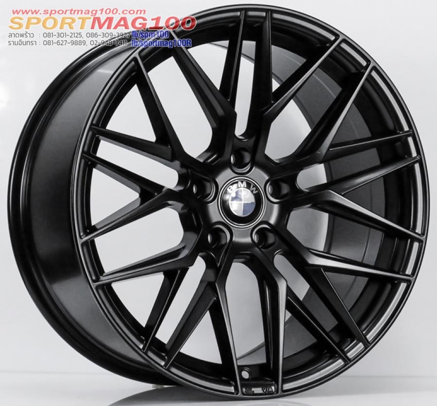 ล้อแม็ก SSW Vorsteiner S348 ขอบ 19 กว้าง F8.5 R9.5 5รู120 Offset35-35 สีดำด้าน