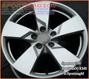 แม็กซ์แท้ป้ายแดง Audi TT 5รู112 ET47 สีซิลเวอร์ 8-17นิ้ว(ลูกค้าฝากขาย)