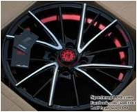 ล้อแม็กใหม่ Lenso Samurai SCN 4รู100 ดำเงาอันเดอร์คัตแดง 7-15นิ้ว